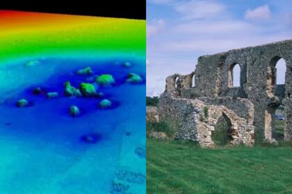 Así es la Atlántida británica, hundida a 1500 metros de distancia de la playa