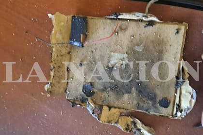 Así es la bomba que explotó en el edificio de Gendarmería