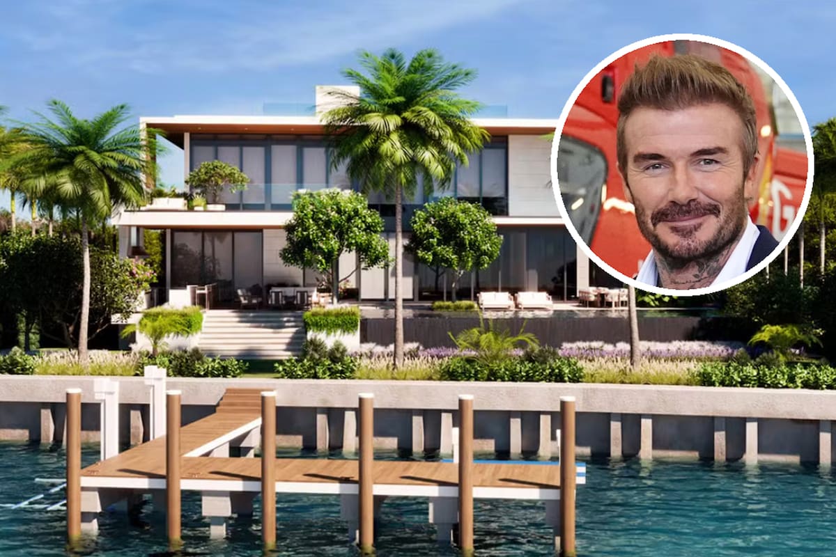 Así es la mansión de lujo comprada por David Beckham en Miami