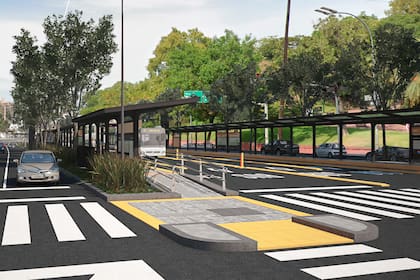 Así es la obra de extensión del metrobus del bajo