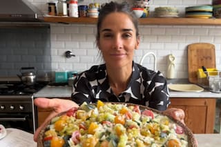 Juana Viale abrió las puertas de su cocina y causó furor por su estilo único