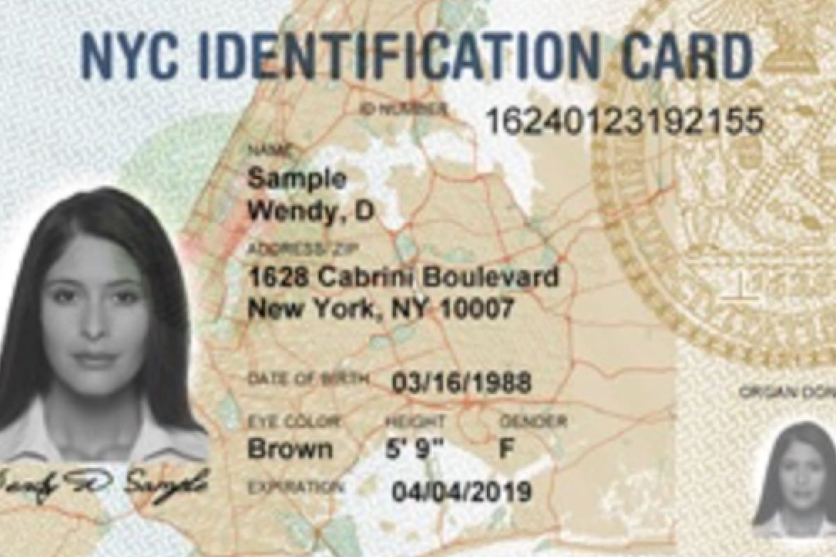 Así es la tarjeta de identificación en Nueva York