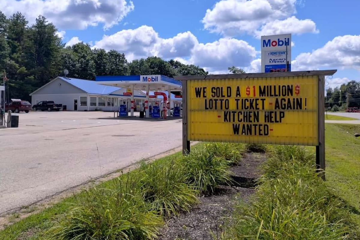 Así es la tienda de la suerte en Maine que vendió dos billetes ganadores de lotería en poco tiempo