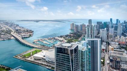 Así es la vista panorámica del One Thousand Museum de Miami
