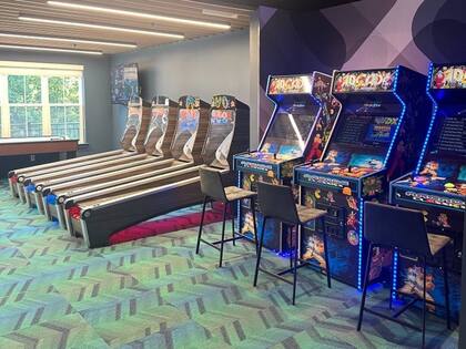 Así es la zona de juegos dentro del complejo de departamentos