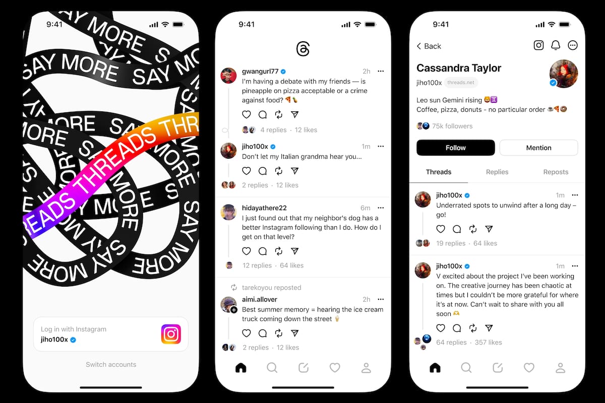 Así es Threads, la app tipo Twitter que ya funciona en la Argentina