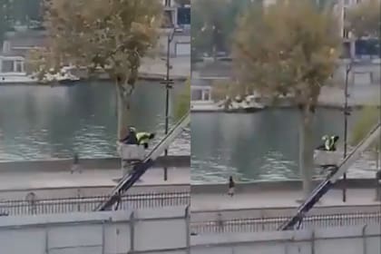 Así escaparon los ladrones del Louvre.