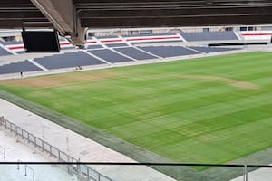 Así está el césped del Monumental, dañado por dos recitales de la semana pasada
