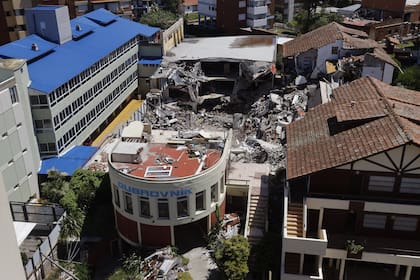 Así está hoy el lugar del derrumbe