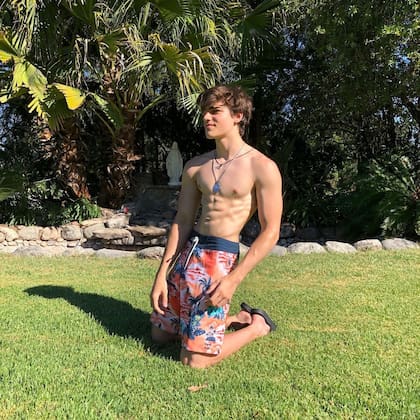Así está Luca Bertoldi, el hijo mayor de Zulemita Menem (Foto: Instagram @luca.bertoldimenem)