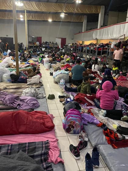 Así estaba el albergue Embajadores de Dios en diciembre de 2022
