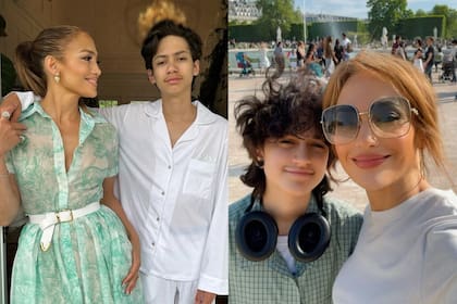 Así están hoy Max y Emme, los mellizos de 16 años de Jennifer Lopez y Marc Anthony (Foto: Instagram @jlo)