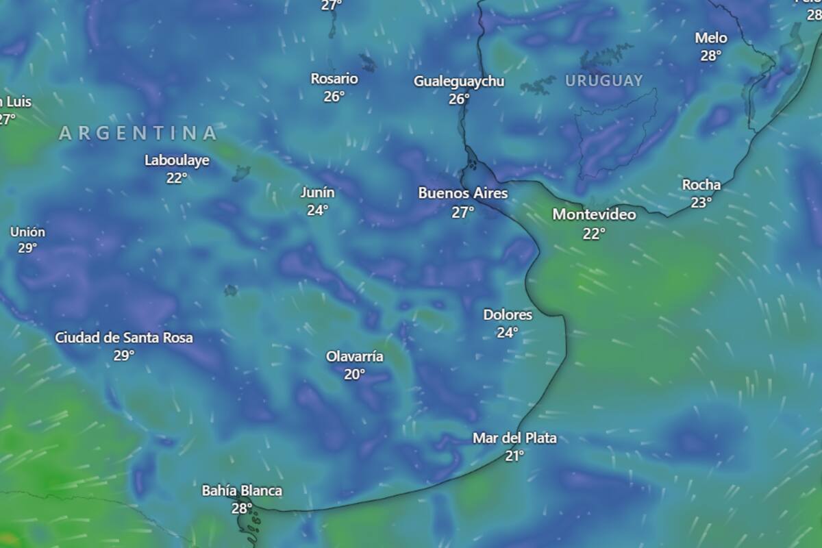 Así estará el tiempo en Buenos Aires esta semana del 8 al 12 de enero