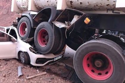 Asi fue el accidente en Mendoza.