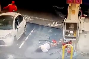 Así fue el choque de Tiago Palacios