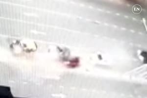 Así fue el choque fatal en Av. Del Libertador
