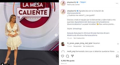 Así fue el ingreso de Aleyda Ortiz a Telemundo