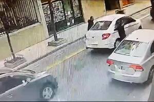Así fue el robo de motochorros en Recoleta