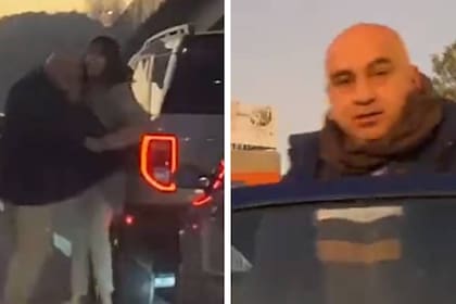 Así fue la agresión del hombre contra la conductora
