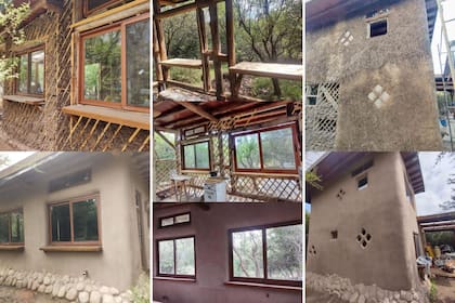 Así fue la costrucción de la casa (Fotos: Gentileza Jerónimo Weich)