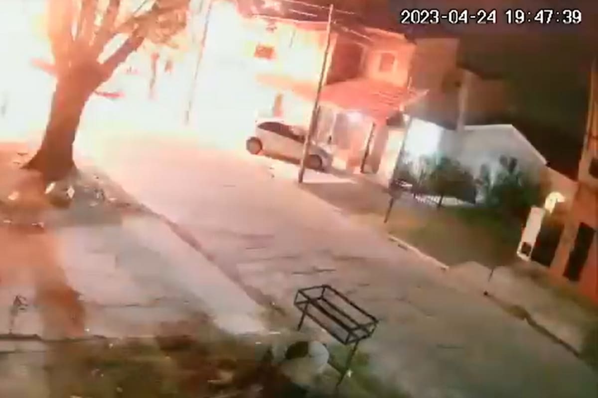 Así fue la explosión en Santos Lugares