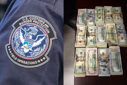 Así fue la incautación de US$70.000 por parte de la CBP en Texas