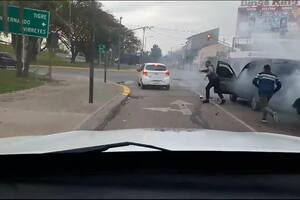 Así fue la persecución de la policía bonaerense a los delincuentes que habían robado una camioneta en San Isidro