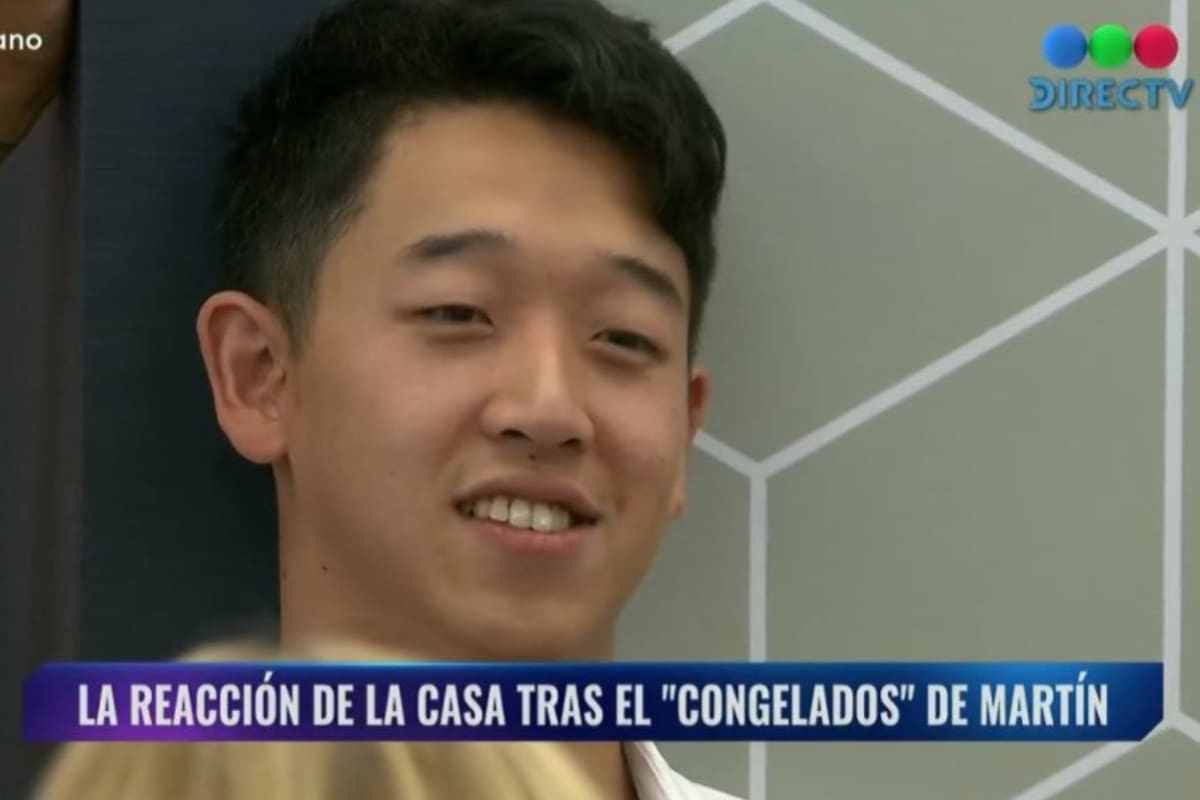 Así fue la reacción de Martín Ku luego de ganar la casa en Gran Hermano y de recibir a su novia en "El Congelado"
