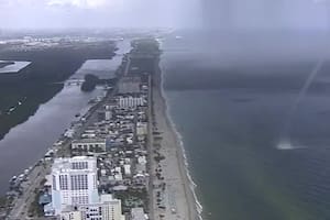 Así fue la tromba en Miami