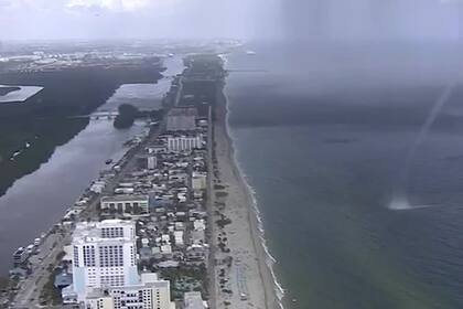 Así fue la tromba en Miami