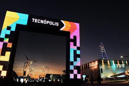 Ingreso al predio de Tecnópolis