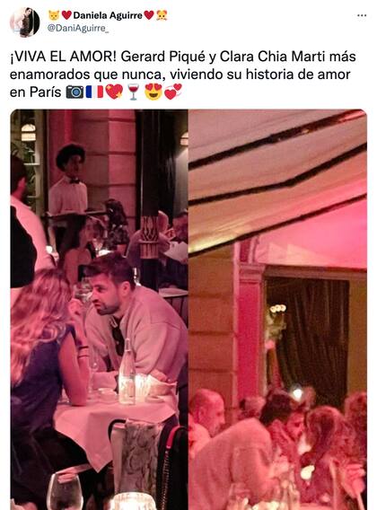 Así fueron captados Gerard Piqué y Clara Chía Marti