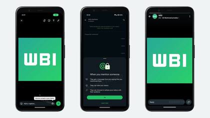 Así funciona la herramienta que permite mencionar a otros usuarios de WhatsApp en los Estados, pero siempre en forma privada