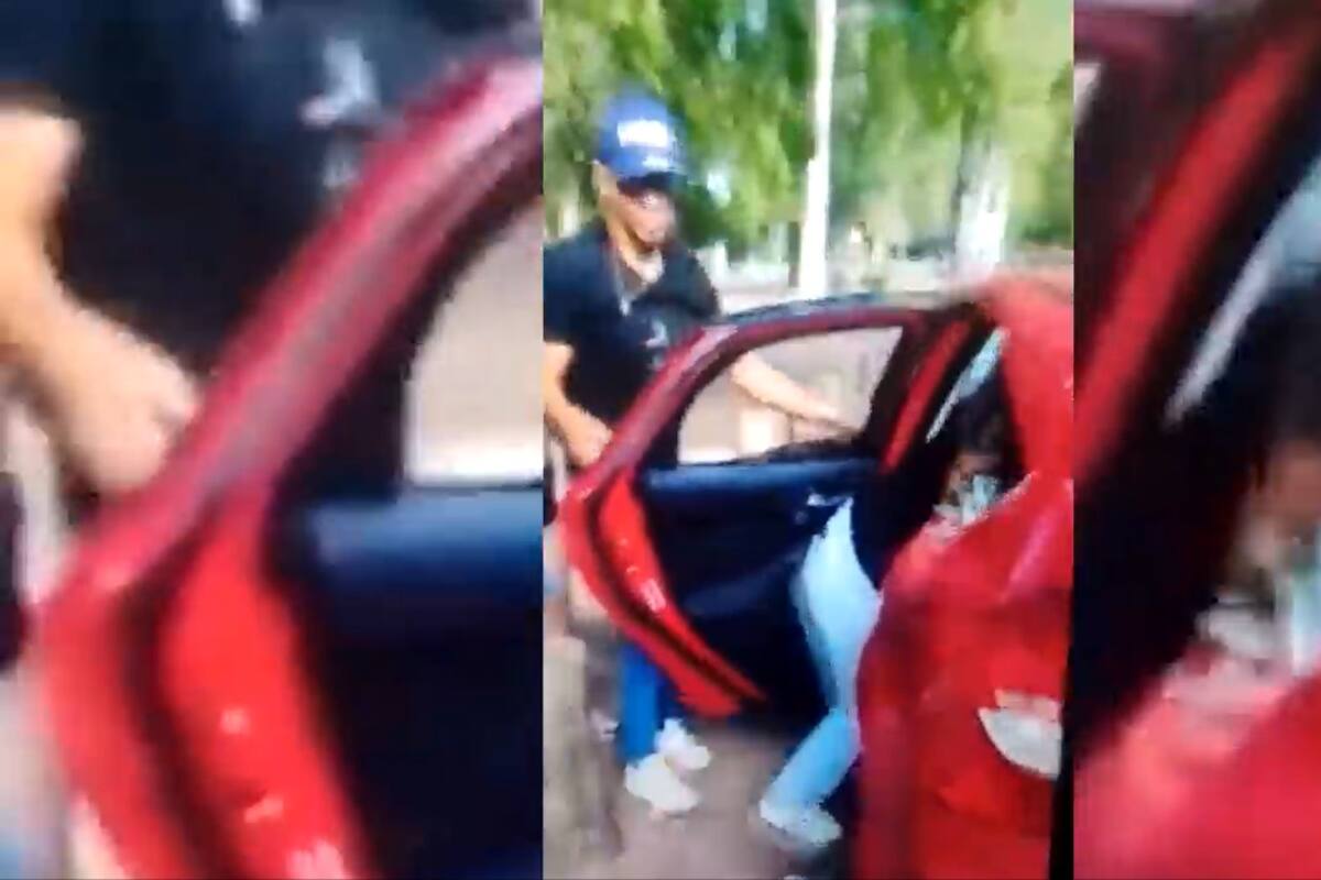 Así huía el conductor del Ford Focus