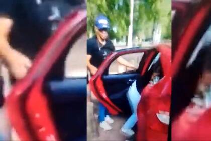 Así huía el conductor del Ford Focus