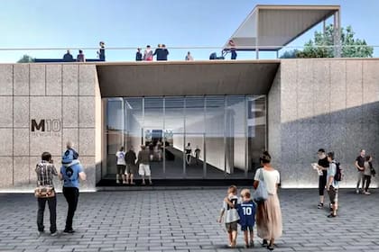 Así iba a ser el Memorial de Diego Maradona en Puerto Madero