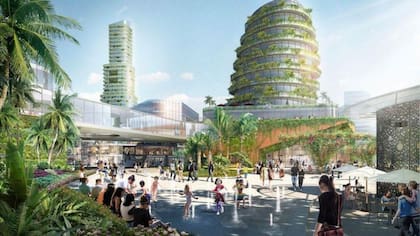 Así imaginaba Country Garden cómo sería Forest City