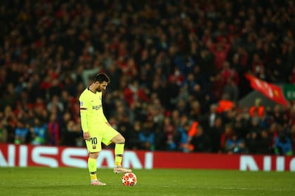 La noche de la eliminación de la Champions ante Liverpool, el año pasado