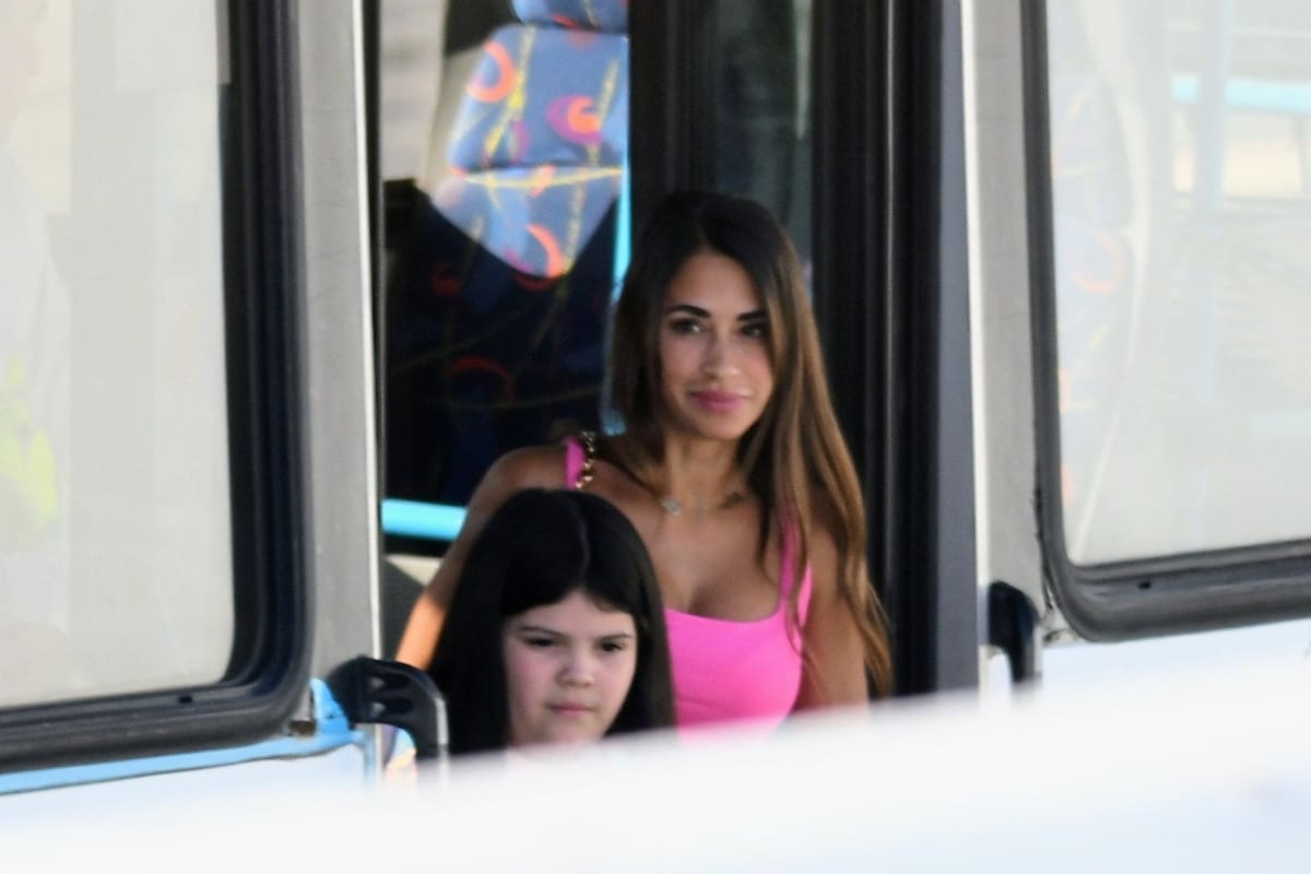 Así llegaba Antonela Roccuzzo a Rosario