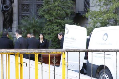 Así llegaba el cuerpo de Olivares al Congreso de la Nación