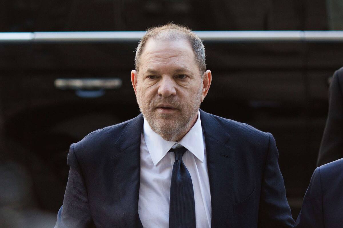 Así llegaba el exproductor a la corte de Manhattan