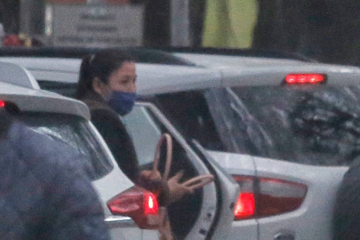 Así llegaba la madre de Facundo Astudillo a la autopsia del presunto cuerpo de su hijo