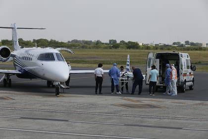 El año pasado, Abigail había viajado a Buenos Aires en un vuelo sanitario para recibir asistencia médica