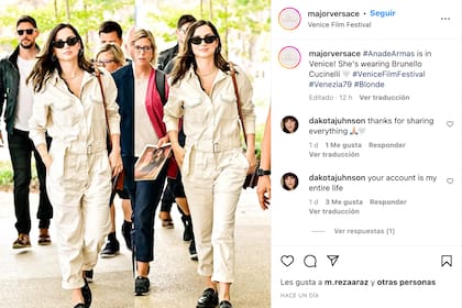 Así llegó Ana de Armas a Venecia