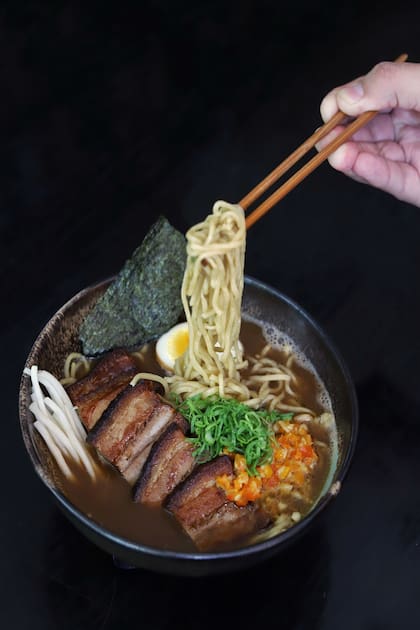 Así lo sirven en Osaka