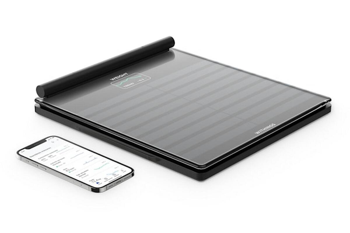 Así luce Body Scan, la balanza inteligente de Withings que mide el índice de masa muscular y puede realizar un electrocardiograma