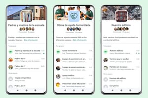 Así luce Comunidades, la herramienta que ofrece WhatsApp para una mejor gestión de grupos de chat con temas y afinidades en común, como escuelas, clubes y organizaciones sin fines de lucro