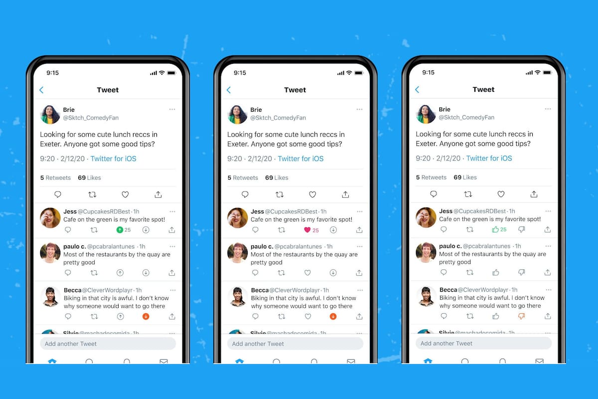 Así luce el botón No me gusta que Twitter prueba entre algunos usuarios de iPhone y iPad
