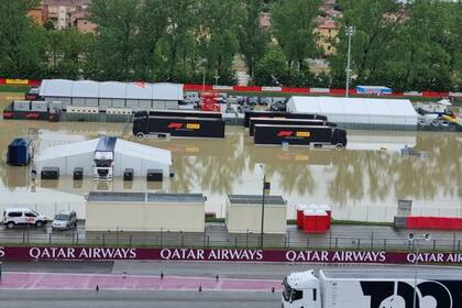 Así luce el circuito de Imola, donde debía correr la Fórmula 1 este fin de semana