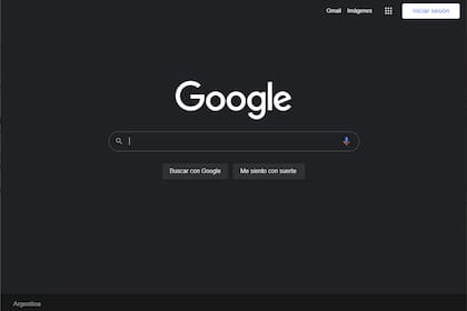 Así luce el modo oscuro en uno de los diseños que Google testea en los navegadores para la versión de escritorio de su buscador web